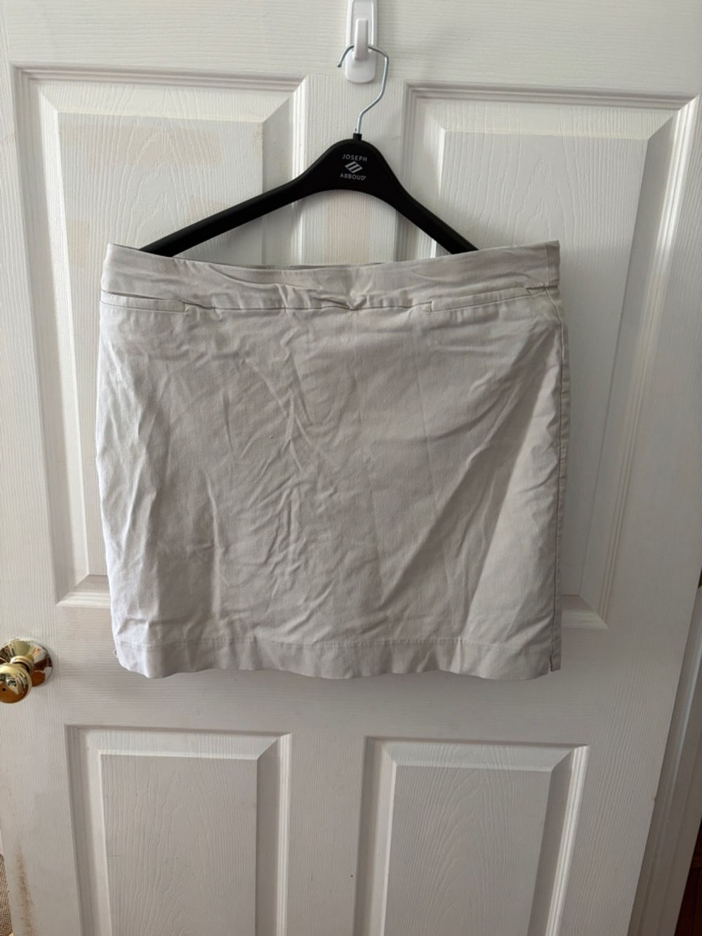 Kim Rogers Light Beige Mini Skirt